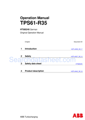 ABB TPS61-R35 Bedienungsanleitung