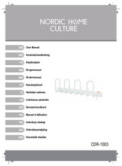 Nordic Home Culture CDR-1003 Benutzerhandbuch