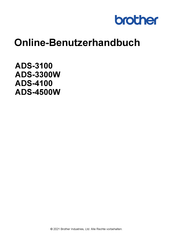 Brother ADS-4500W Benutzerhandbuch