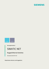 Siemens SIMATIC NET RUGGEDCOM RST916P Montagehandbuch
