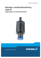 SCHUNK GSW-M Montage- Und Betriebsanleitung