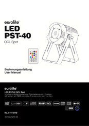 EuroLite LED PST-40 QCL Spot Bedienungsanleitung