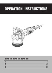 Dongcheng DSP05-180 Bedienungsanleitung