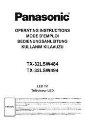 Panasonic TX-32LSW484 Bedienungsanleitung