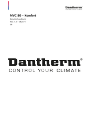 Dantherm MVC 80-Komfort Benutzerhandbuch