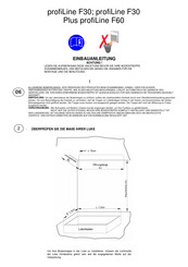 Roto profiLine F30 Einbauanleitung