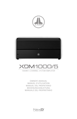 JL Audio NexD XDM1000/5 Bedienungsanleitung