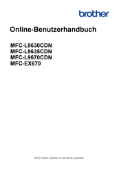 Brother MFC-L9635CDN Online Benutzerhandbuch