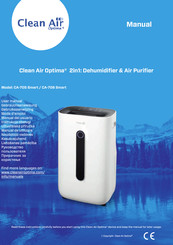 Clean Air Optima CA-705 Smart Gebrauchsanweisung
