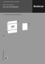 Buderus MX300 Installationsanleitung Für Die Fachkraft