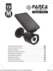 Panta Safe Light Solar PRO Gebrauchsanleitung
