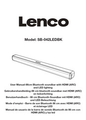 LENCO SB-042LEDBK Benutzerhandbuch