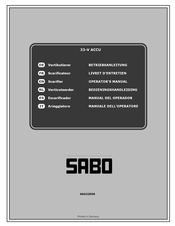 Sabo 33-V ACCU Betriebsanleitung