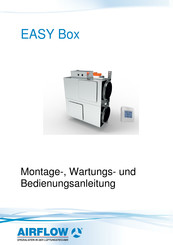 Airflow EASY Box SR Montage-, Wartungs-, Und Bedienungsanleitung