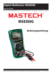 pollin electronic Mastech MS8360G Bedienungsanleitung