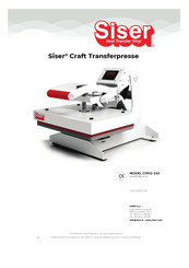 SISER Craft CP912-240 Handbuch