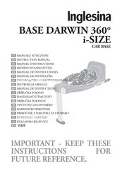 Inglesina BASE DARWIN 360 i-SIZE Bedienungsanleitung