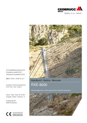 Geobrugg RXE-8000 Handbuch