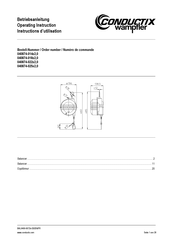 Conductix-Wampfler 040874-022x2,0 Betriebsanleitung