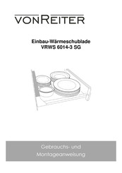 vonReiter VRWS 6014-3 SG Gebrauchs- Und Montageanweisung