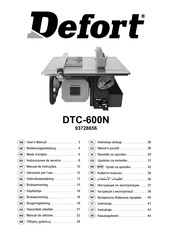 Defort DTC-600N Bedienungsanleitung