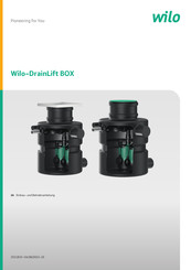 Wilo DrainLift BOX-32/11E Einbau- Und Betriebsanleitung
