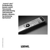 Loewe Control 1 plus Bedienungsanleitung