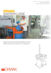 Orwak 5030 NEW CLASSIC Bersetzung Der Originalbetriebsanleitung