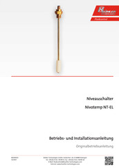 Buhler Nivotemp NT-EL Betriebs Und Installationsanleitung