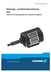 SCHUNK RCE 230 Montage- Und Betriebsanleitung