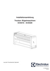 Electrolux Professional IC43316 Installationsanleitung