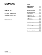 Siemens SIMATIC CM 1243-5 Betriebsanleitung