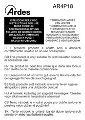 ARDES AR4P18 Bedienungsanleitung