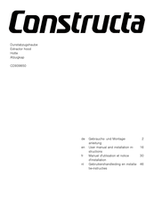 CONSTRUCTA CD939850 Gebrauchs- Und Montageanleitung