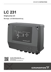 Grundfos LC 231 Montage- Und Betriebsanleitung
