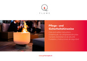 Flame QFlame Pure Pflege- Und Sicherheitshinweise