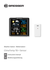 Bresser ClimaTemp TB+Sensor Bedienungsanleitung