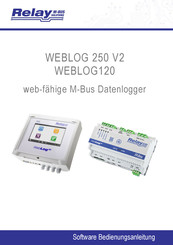 Relay WEBLOG120 Bedienungsanleitung Und Softwarebeschreibung