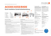 FRAMA ACCESS B350 Aufstellanleitung