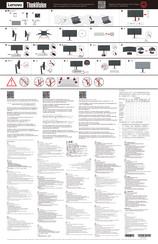 Lenovo ThinkVision T34w-30 Kurzanleitung