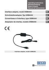 WIKA USB6300 Betriebsanleitung