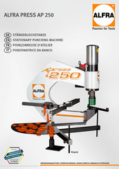 ALFRA PRESS AP 250 Bedienungsanleitung