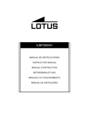 Lotus ILMFS60 Betriebsanleitung