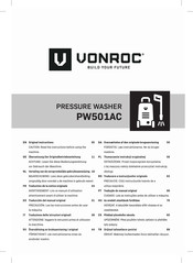VONROC PW501AC Bersetzung Der Originalbetriebsanleitung