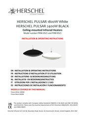 Herschel PULSAR 2400W Schwarz Installations & Bedienungsanleitung