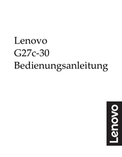 Lenovo G27c-30 Bedienungsanleitung