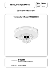 Bosch TM 200 LSN Produktinformation