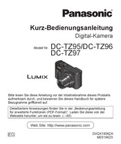 Panasonic Lumix DC-TZ96 Kurzbedienungsanleitung