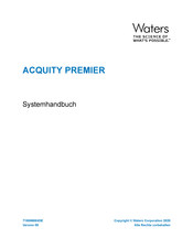Waters ACQUITY PREMIER Systemhandbuch