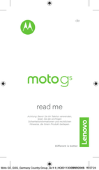 Motorola motog5 Bedienungsanleitung